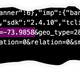 Code excerpt indicates a users latitude and longitude.